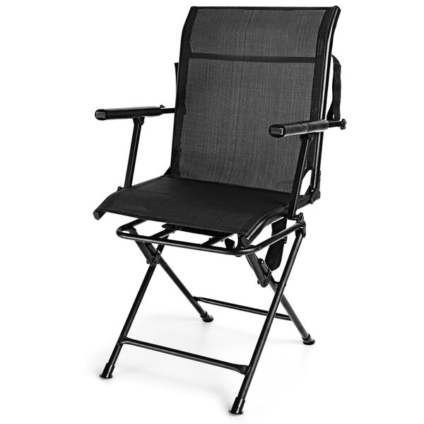 Black sierra deluxe swivel blind online chair